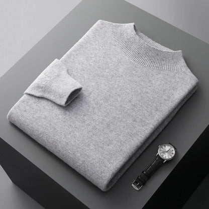 Louie | Men's Stylish Mock Neck Jumper for Winter