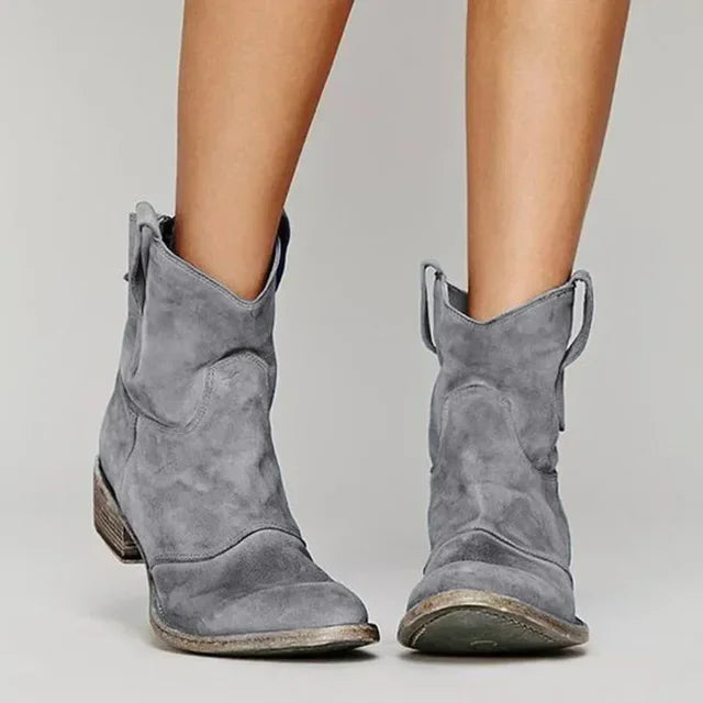 Paloma | Vintage Western Ankle Boots with Timeless Cowboy Style