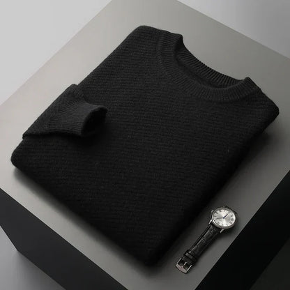 William | Men's Classic Crew Neck Jumper for Winter