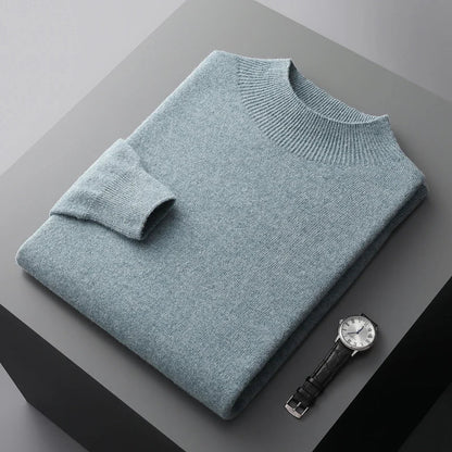 Louie | Men's Stylish Mock Neck Jumper for Winter
