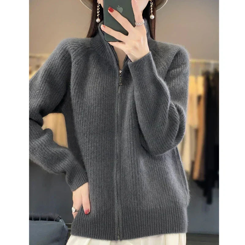 Teresa | Women's Stylish Zip-Up Jumper Jacket for Winter