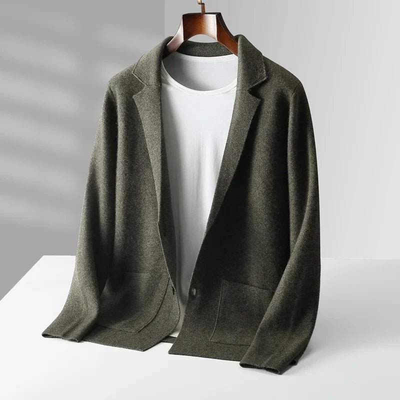 Pemberton | Luxurious Ribbed Cashmere Cardigan for Winter