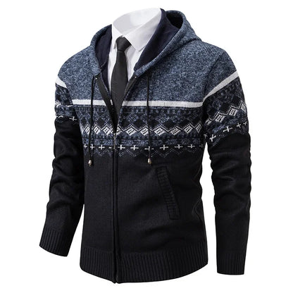 Joseph | Men's Ethnic-Inspired Knit Jacket for Winter