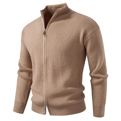 Felix | Men's Textured Full-Zip Cardigan for Winter