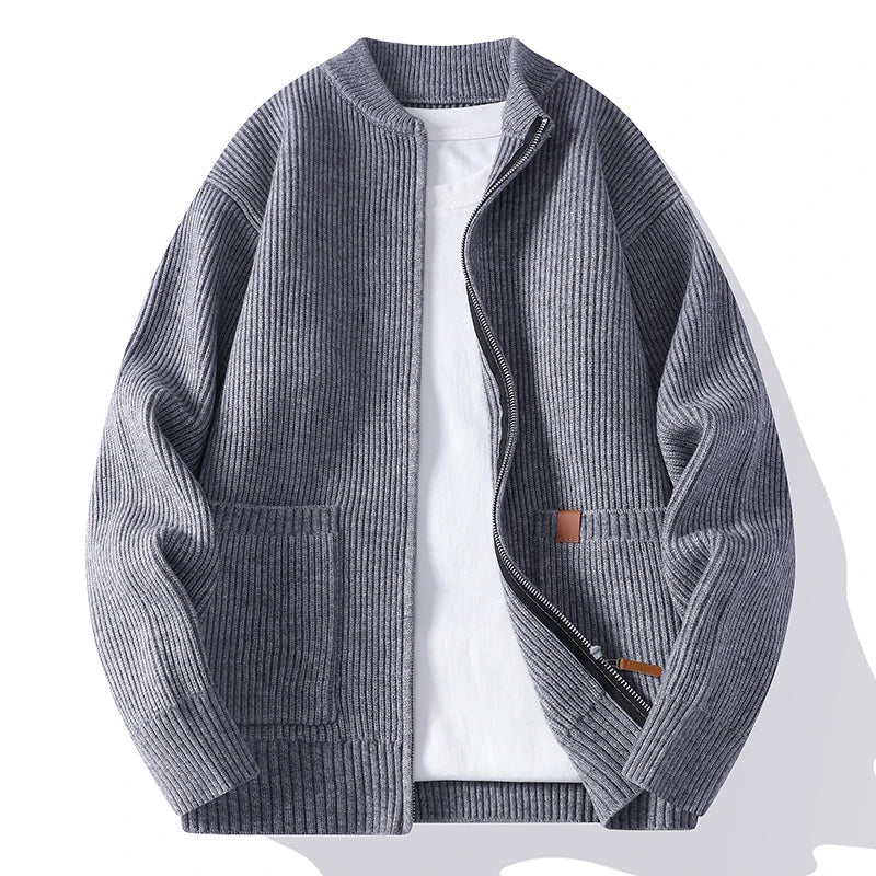 Premium Henley Merino Fleece Jacket