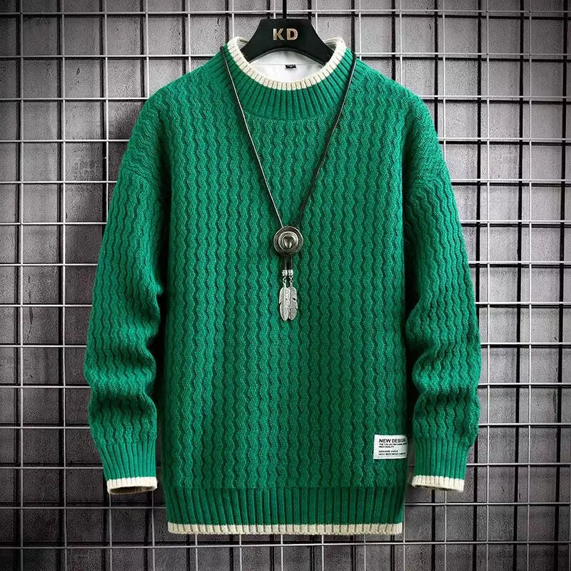 Zachary | Men's Classic Knit Jumper for Winter