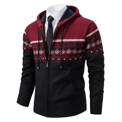 Joseph | Men's Ethnic-Inspired Knit Jacket for Winter