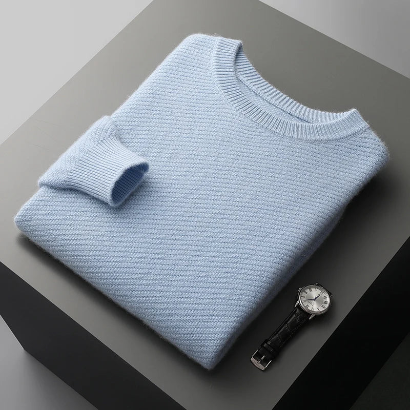 William | Men's Classic Crew Neck Jumper for Winter