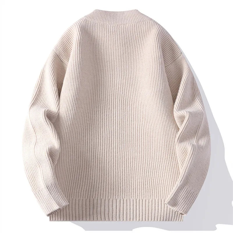 Samuel | Men's Ribbed Knit Jacket for Winter