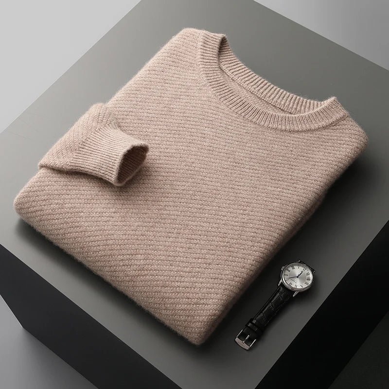 William | Men's Classic Crew Neck Jumper for Winter