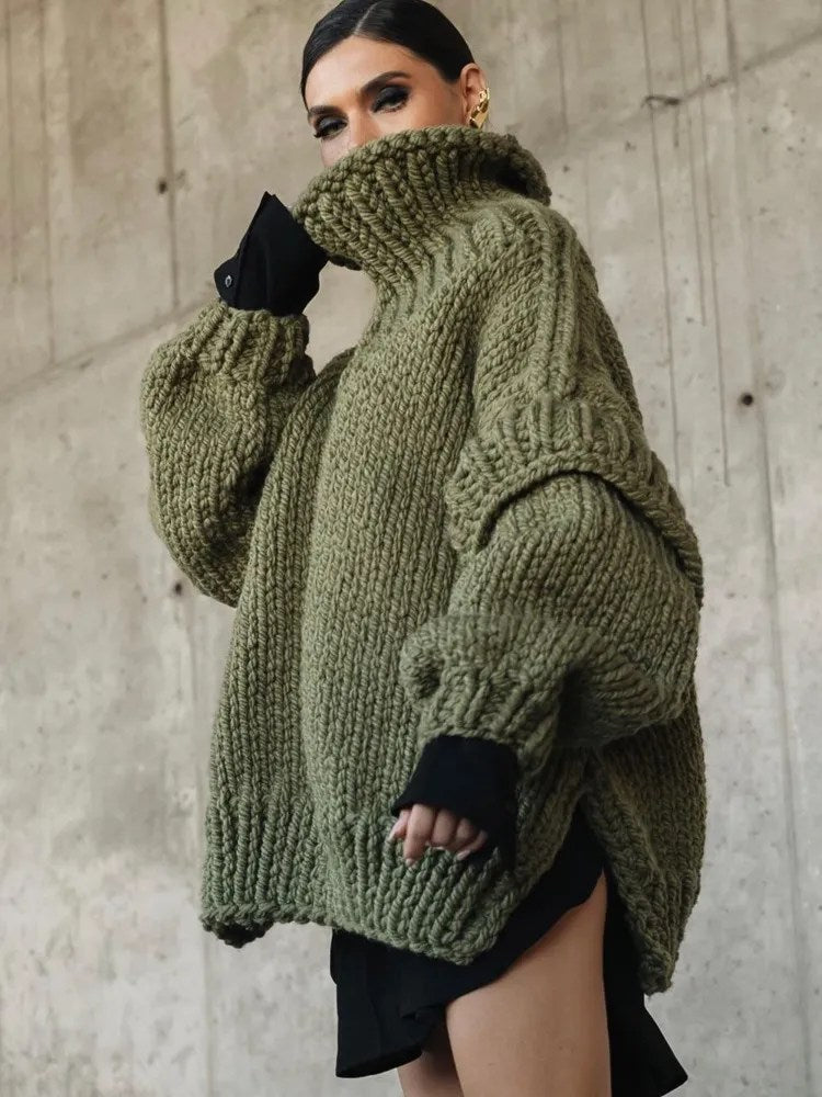 Emma | Women's Cosy Oversized Knit Sweater Dress