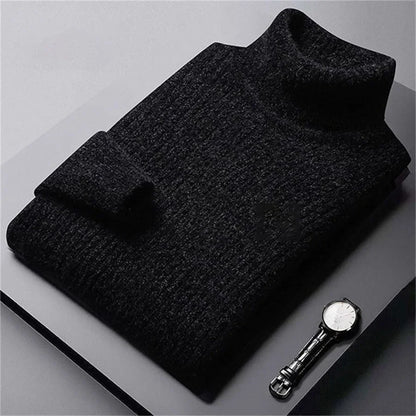 Adam | Men's Rolled-Collar Pullover Jumper for Winter
