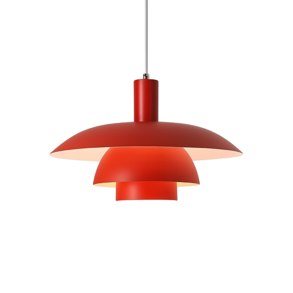 Scandinavian Minimalist Pendant Light with Adjustable Cable | Soft Glow for Kitchen and Dining Spaces