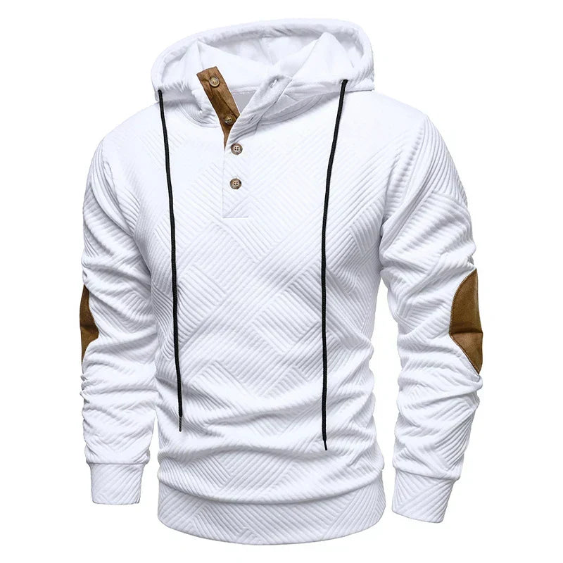 Ethan | Men's Slim-Fit Half-Button Pullover Jumper for Winter