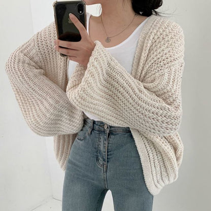 Jemma | Women's Cosy Oversized Open-Front Cardigan for Winter