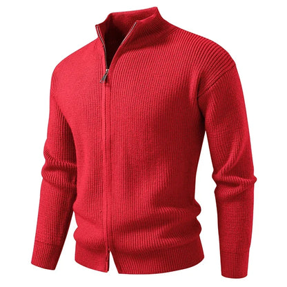 Felix | Men's Textured Full-Zip Cardigan for Winter