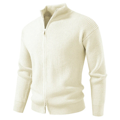 Felix | Men's Textured Full-Zip Cardigan for Winter