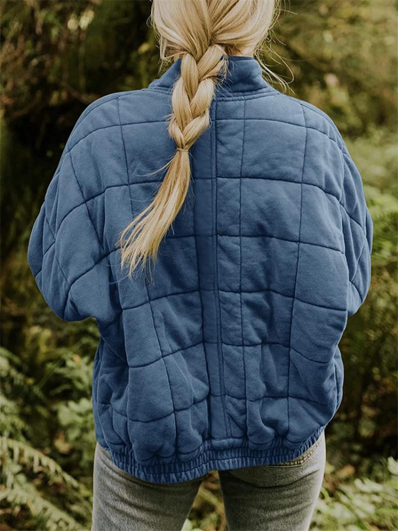 Rasmine | Stylish Quilted Jacket with Sleek Zipper Closure for Winter