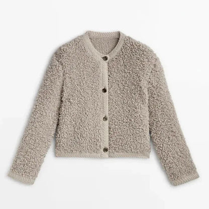 Georgia | Women's Stylish Button-Front Cardigan Jacket for Winter