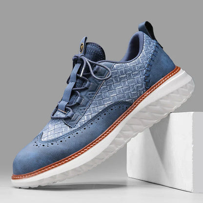 Toby | Men's Breathable Leather Trainers
