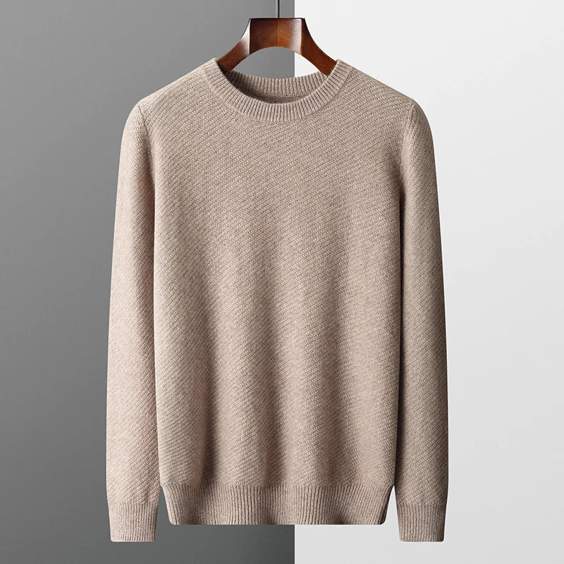 William | Men's Classic Crew Neck Jumper for Winter