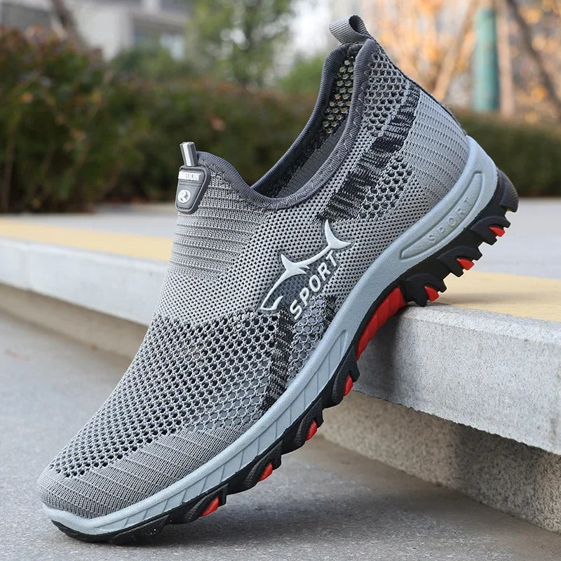 Jacob | Men's Breathable Mesh Slip-On Trainers