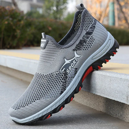 Jacob | Men's Breathable Mesh Slip-On Trainers