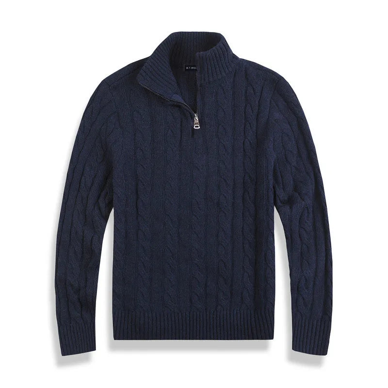Archie | Men's Cable-Knit Quarter-Zip Jumper for Winter