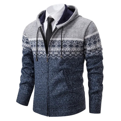 Joseph | Men's Ethnic-Inspired Knit Jacket for Winter
