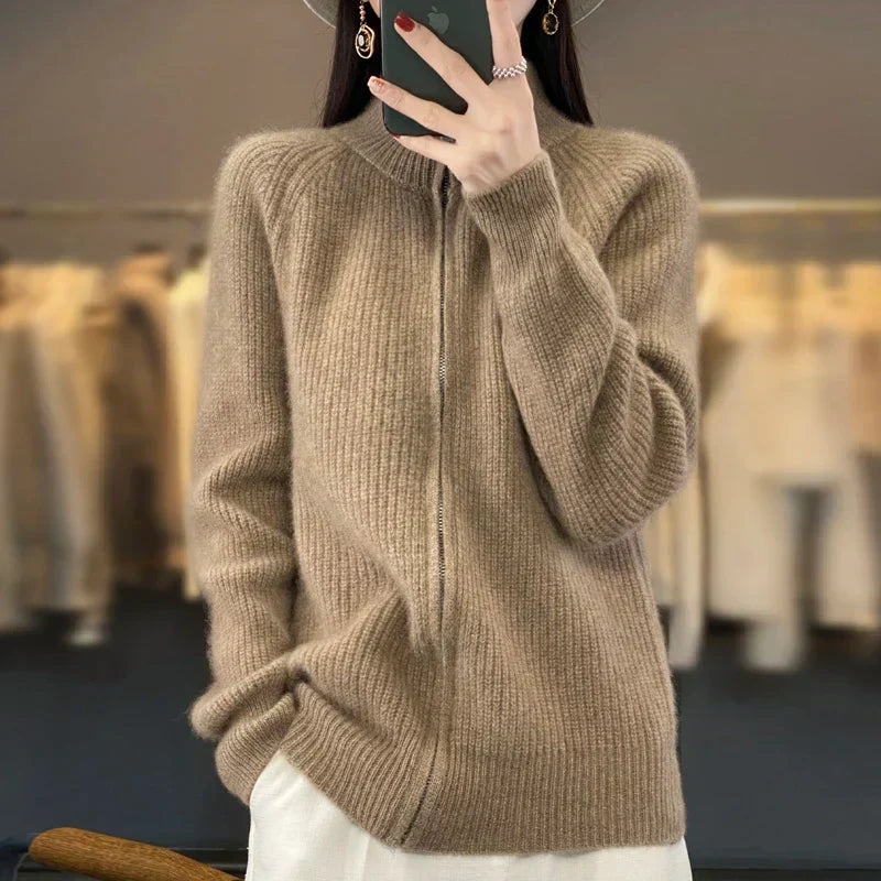 Teresa | Women's Stylish Zip-Up Jumper Jacket for Winter