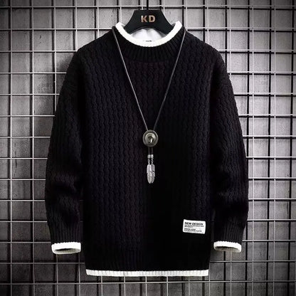 Zachary | Men's Classic Knit Jumper for Winter