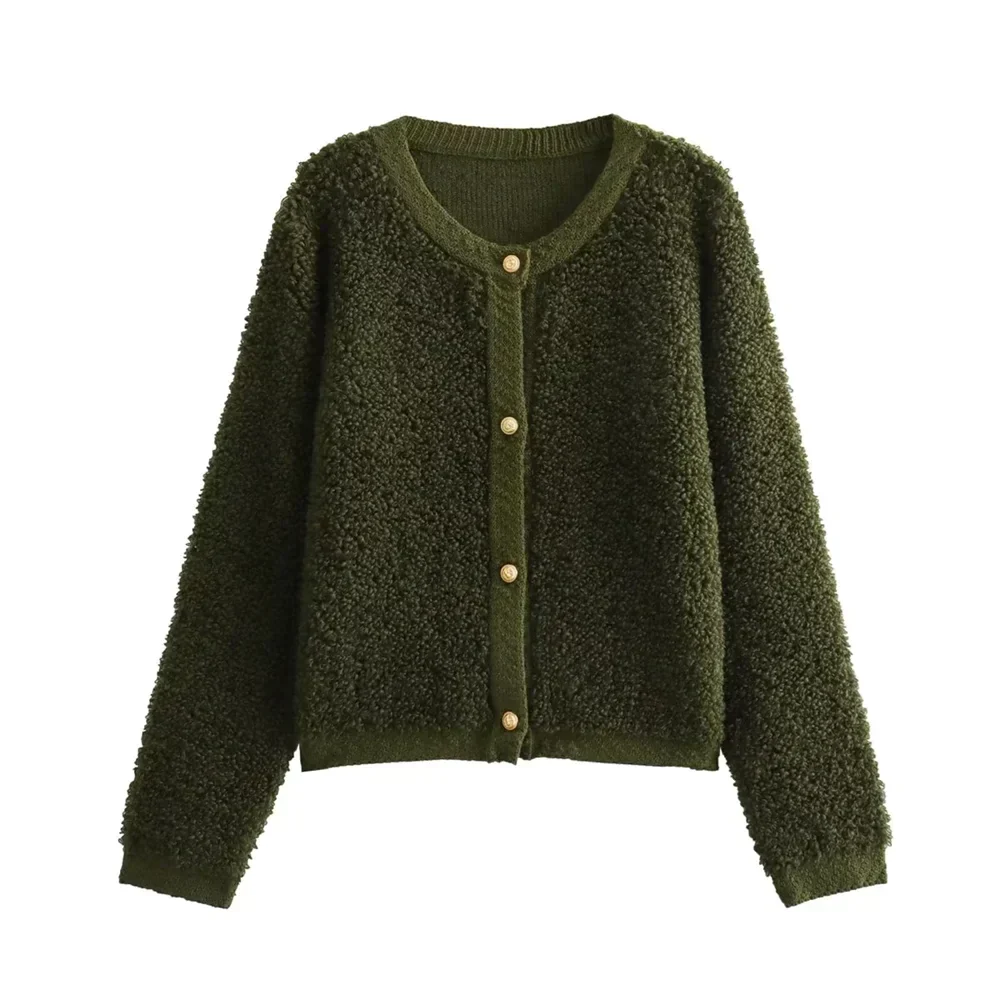 Georgia | Women's Stylish Button-Front Cardigan Jacket for Winter