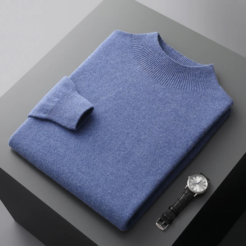 Louie | Men's Stylish Mock Neck Jumper for Winter