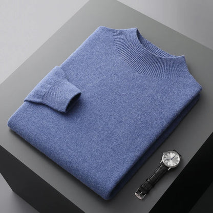 Louie | Men's Stylish Mock Neck Jumper for Winter