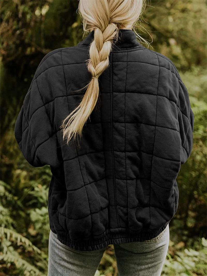 Rasmine | Stylish Quilted Jacket with Sleek Zipper Closure for Winter