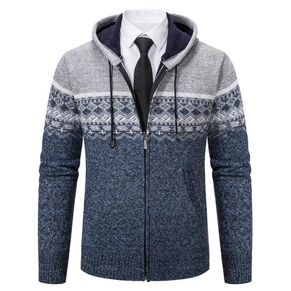 Joseph | Men's Ethnic-Inspired Knit Jacket for Winter