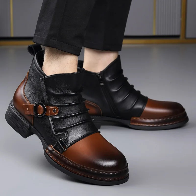Matthew | Men's Stylish Buckle Boots