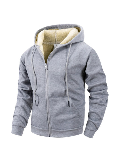 Freddie | Men's Cosy Fleece Zip-Up Hoodie for Winter