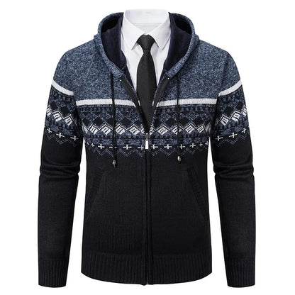 Joseph | Men's Ethnic-Inspired Knit Jacket for Winter