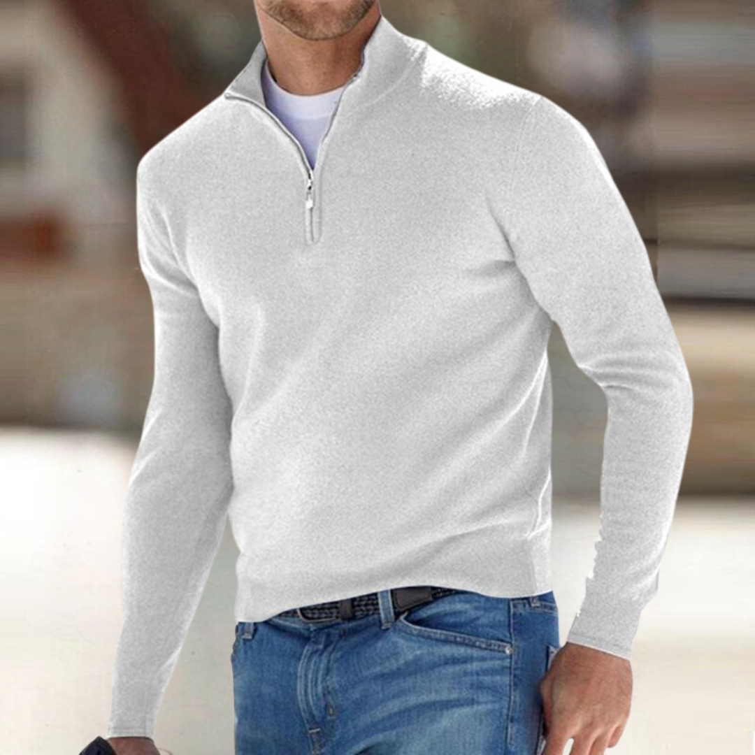Charlie | Men's Stylish Zip-Up Pullover Jacket for Winter