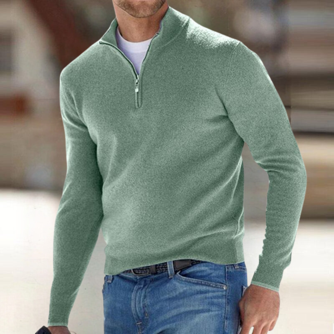 Charlie | Men's Stylish Zip-Up Pullover Jacket for Winter