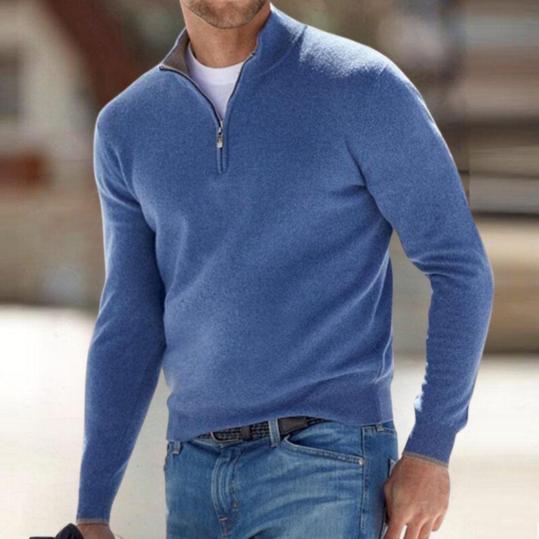 Charlie | Men's Stylish Zip-Up Pullover Jacket for Winter