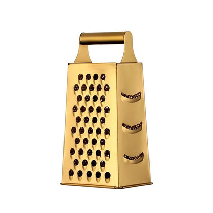 Stainless Steel Microplane Grater | Textured Surface for Effortless Cheese and Vegetable Grating