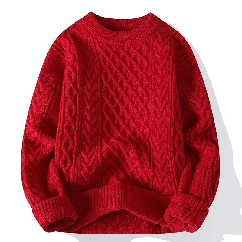 Morgan | Men's Patterned Crewneck Sweater