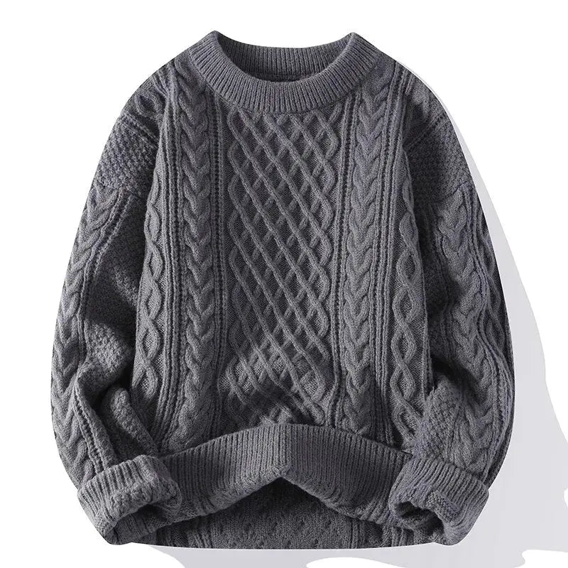 Morgan | Men's Patterned Crewneck Sweater