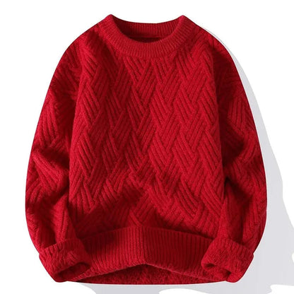 Morgan | Men's Patterned Crewneck Sweater