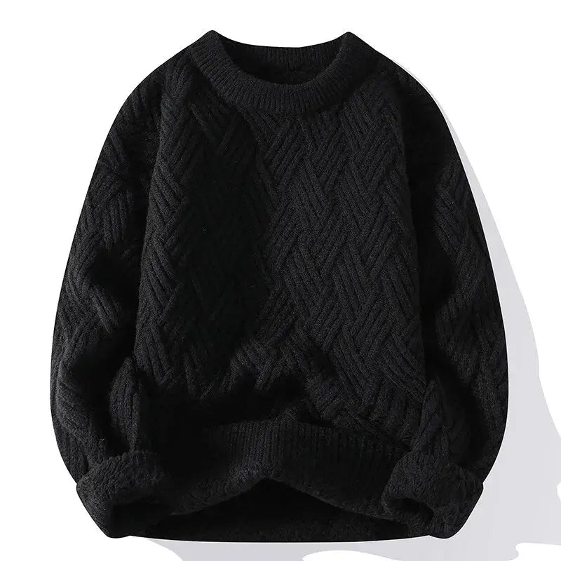 Morgan | Men's Patterned Crewneck Sweater
