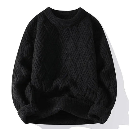 Morgan | Men's Patterned Crewneck Sweater