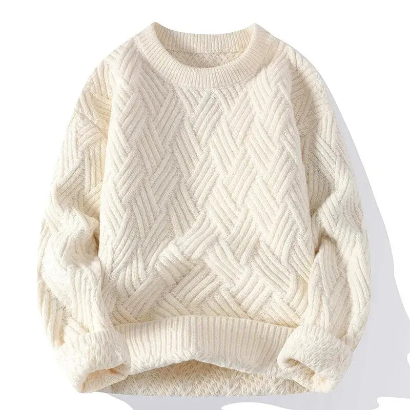 Morgan | Men's Patterned Crewneck Sweater