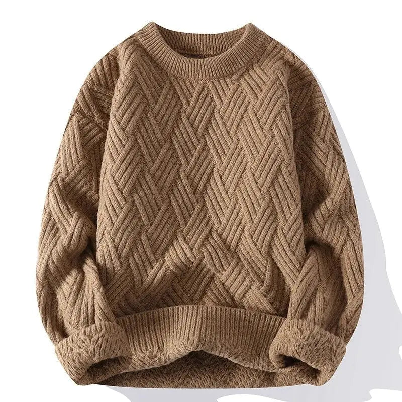 Morgan | Men's Patterned Crewneck Sweater
